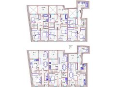 Plano de las Viviendas Unifamiliares sitas en c/ Alfonso XII Nº7 de Zafra - PROHERGON