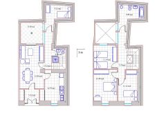 Plano de la Vivienda Unifamiliar-C sita en c/ Alfonso XII Nº7 de Zafra - PROHERGON